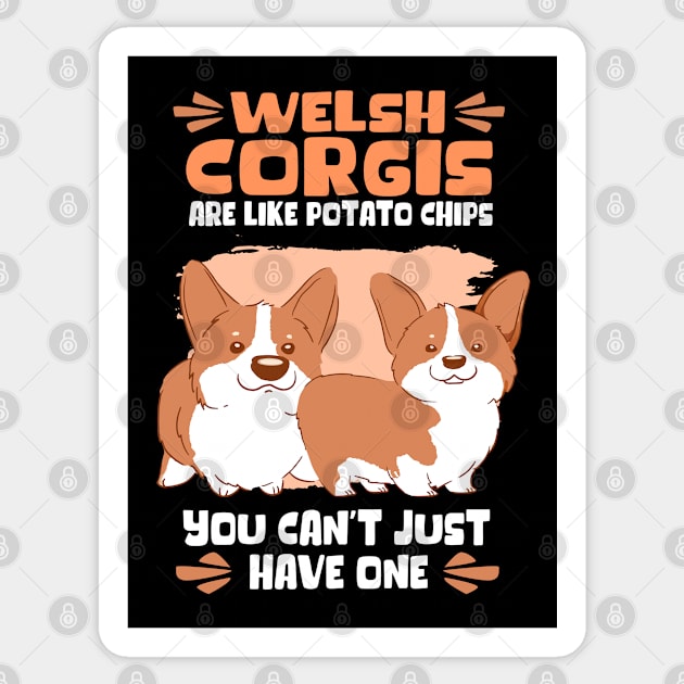 Welsh Corgis Are Like Corgi Dog Owner Sticker by Streetwear KKS